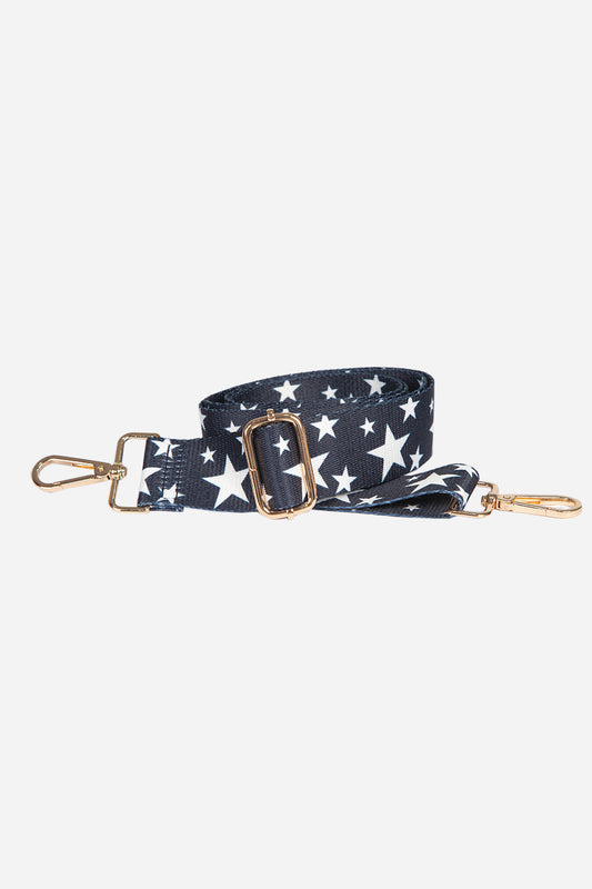 Black & White Star Bag Strap - Allison's Boutique