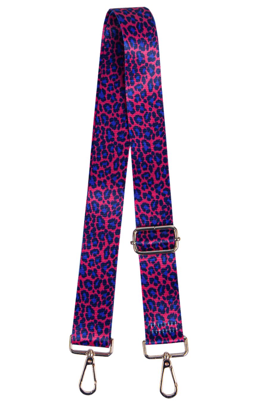 Fuchsia Animal Print Bag Strap - Allison's Boutique