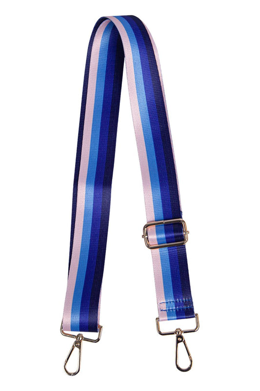 Blue Four Colourblock Stripe Bag Strap - Allison's Boutique